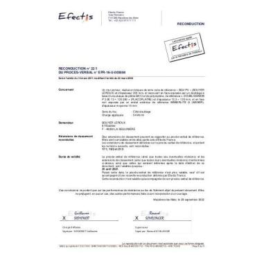 PV Feu bgv'PV ITE REI30 5,4t n°EFR16U003884 ext 19-2